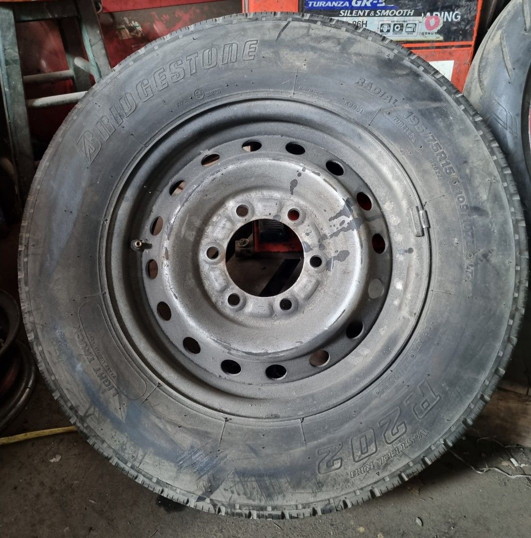 Toyota Dyna Spare Tyre, Car Accessories, Tyres & Rims on Carousell