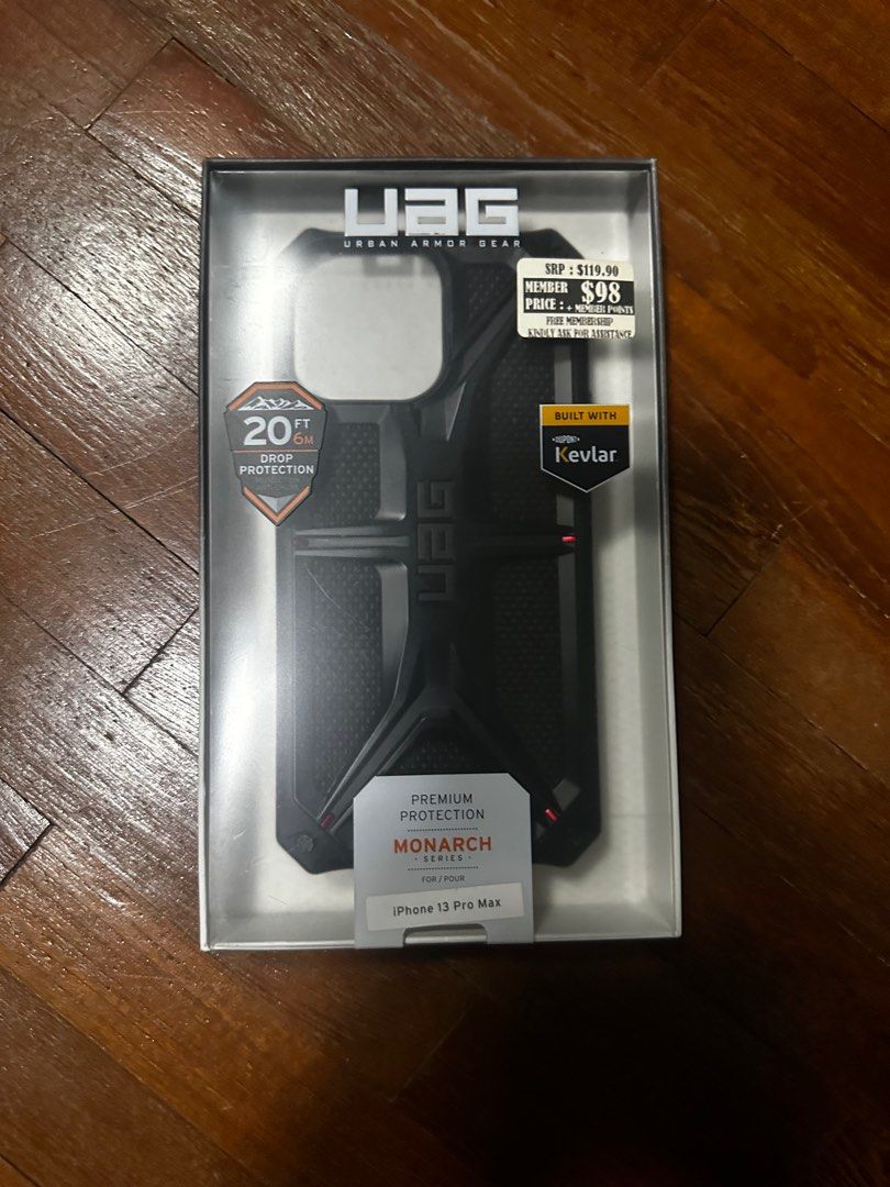 Uag monarch kevlar 13 pro max, Mobile Phones & Gadgets, Mobile & Gadget ...