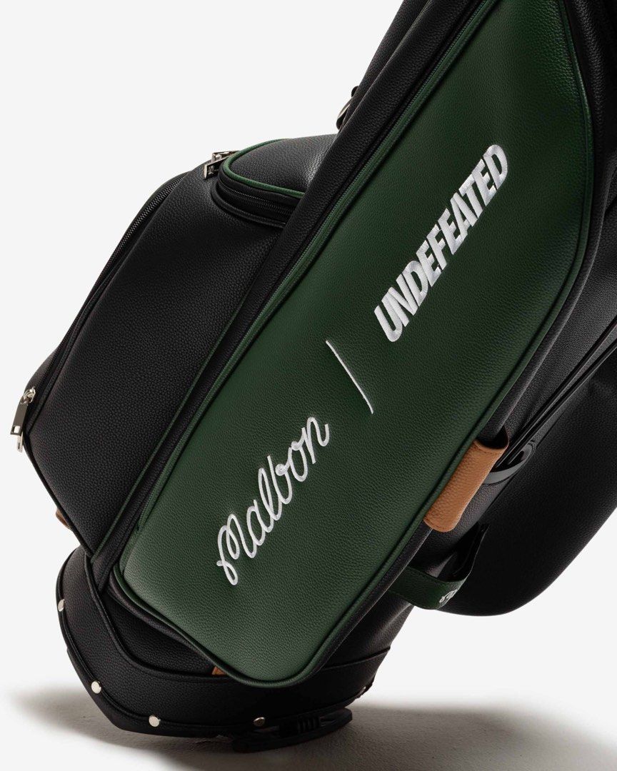 UNDEFEATED x MALBON GOLF BAG (Black), Sports Equipment, Sports & Games