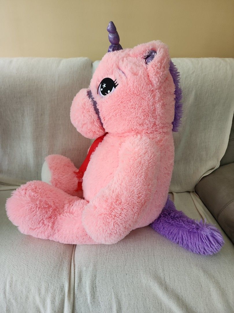Unicorn Teddy Bear, Hobbies & Toys, Toys & Games on Carousell