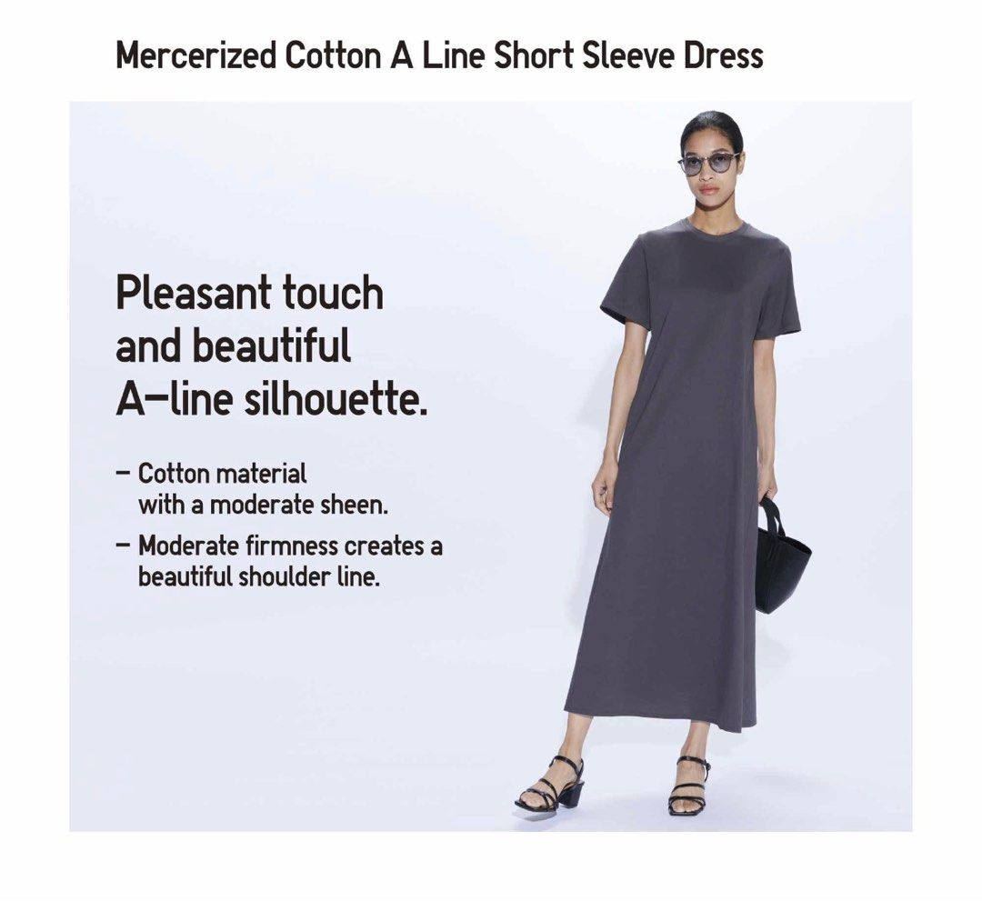 Uniqlo mercerized dress sales