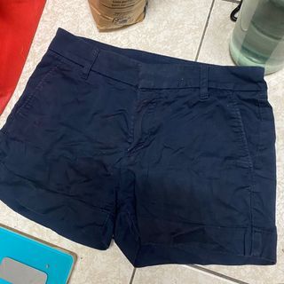 Uniqlo萊卡深藍短褲 s碼 58cm