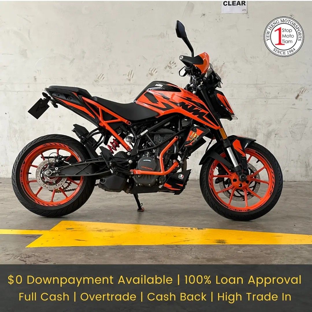 Used Ktm Duke 200, Motorcycles, Motorcycles for Sale, Class 2B on Carousell