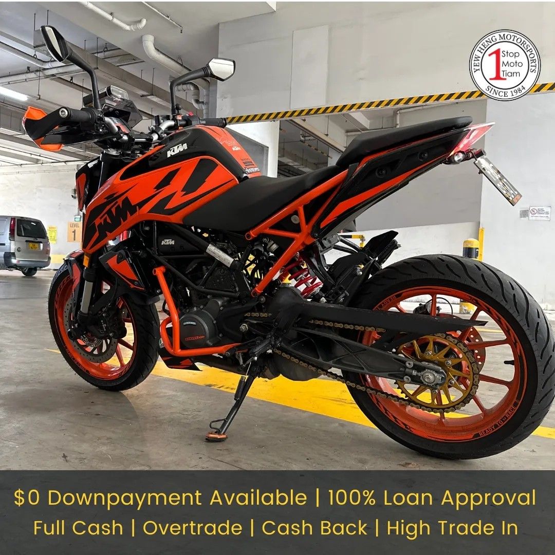 Used Ktm Duke 200, Motorcycles, Motorcycles for Sale, Class 2B on Carousell