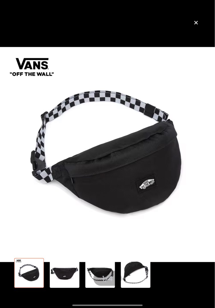 Black vans hot sale fanny pack