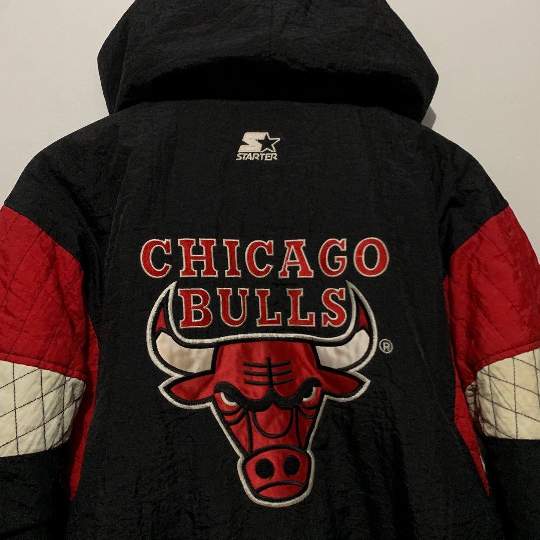 Maillot De Basket Vintage Chicago Bulls Années 90 - Marque Starter Taille M - Occasion - Rayures Noires
