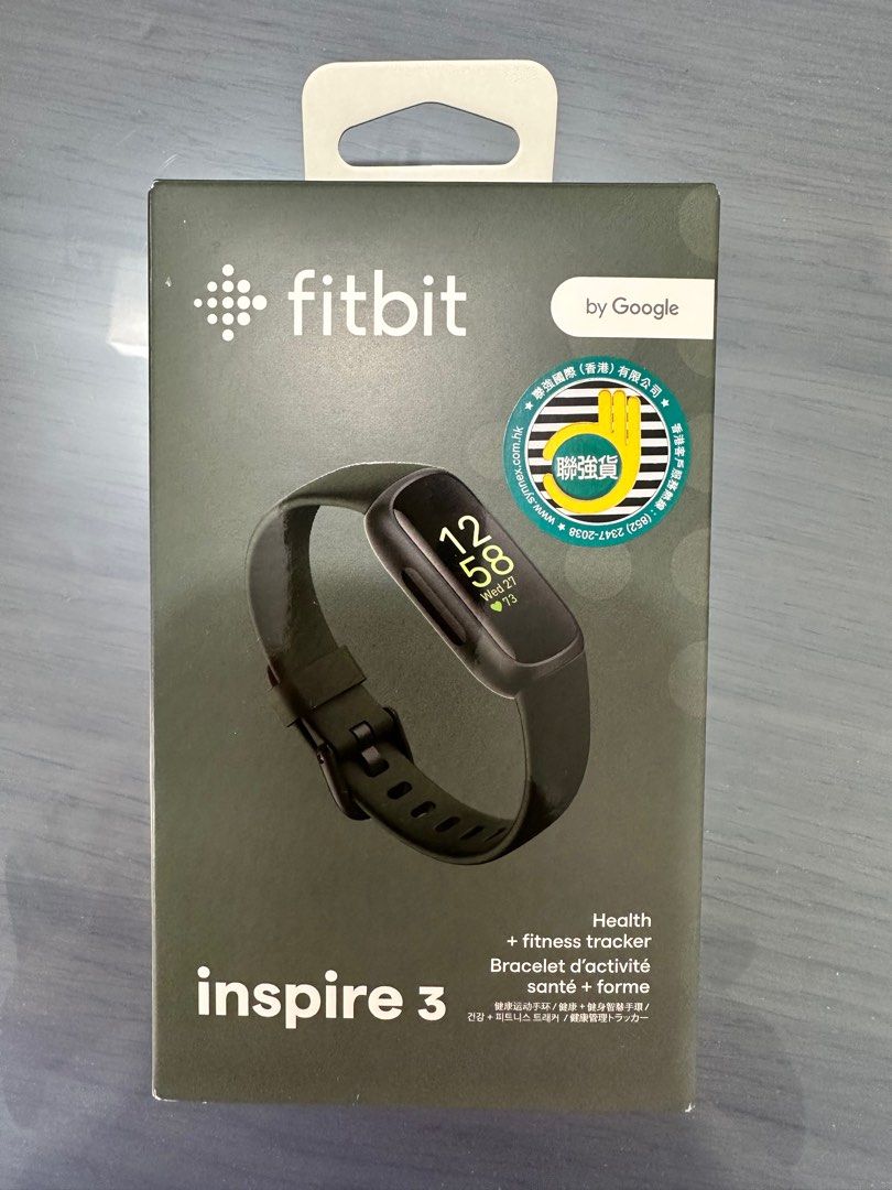 全新未開封） Fitbit Inspire 3 運動手錶, 運動產品, 其他運動配件