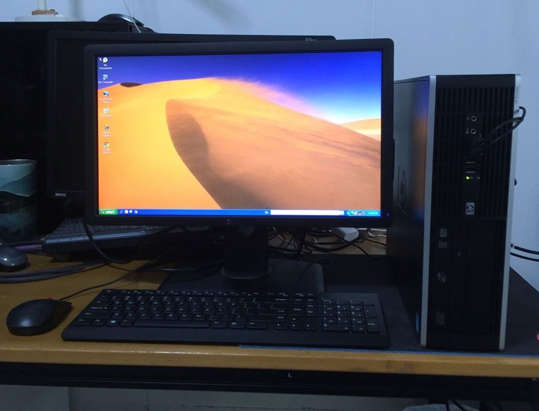 Whole set working PC, Monitor, Mouse and Keyboard Plug and Play