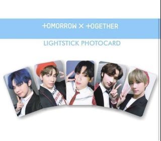 WTS LFB txt pc photocard yeonjun soobin beomgyu taehyun huening kai lightstick photocard cheap instock