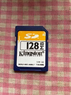 128mb kingston sd card for digital camera