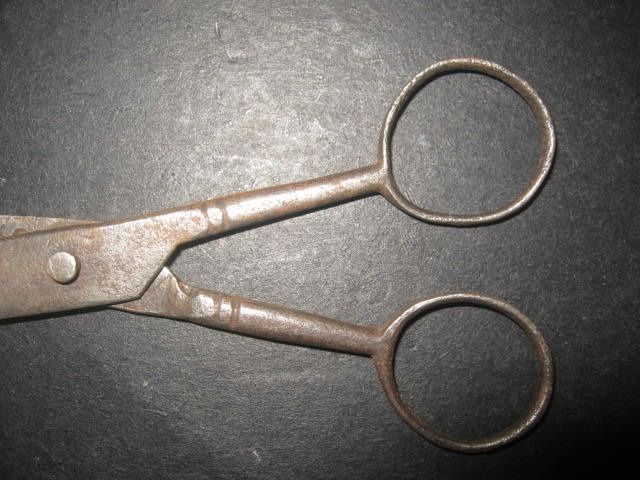 18th Century Hand Forged Cast Iron Scissors, Hobbies & Toys ...