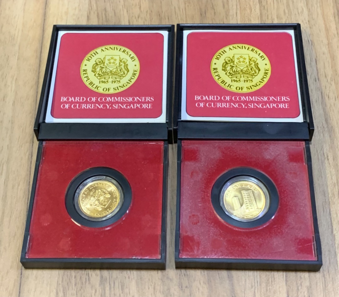 1965 - 1975 $100 0.175oz Fine Gold Coin - 10th anniversary of ...