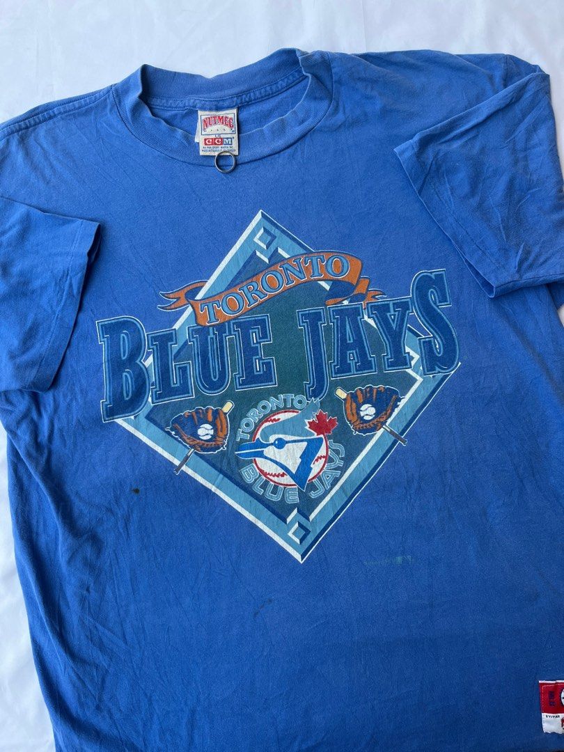 90s Toronto Blue Jays T Shirt Vintage Single Stitch XL CCM 