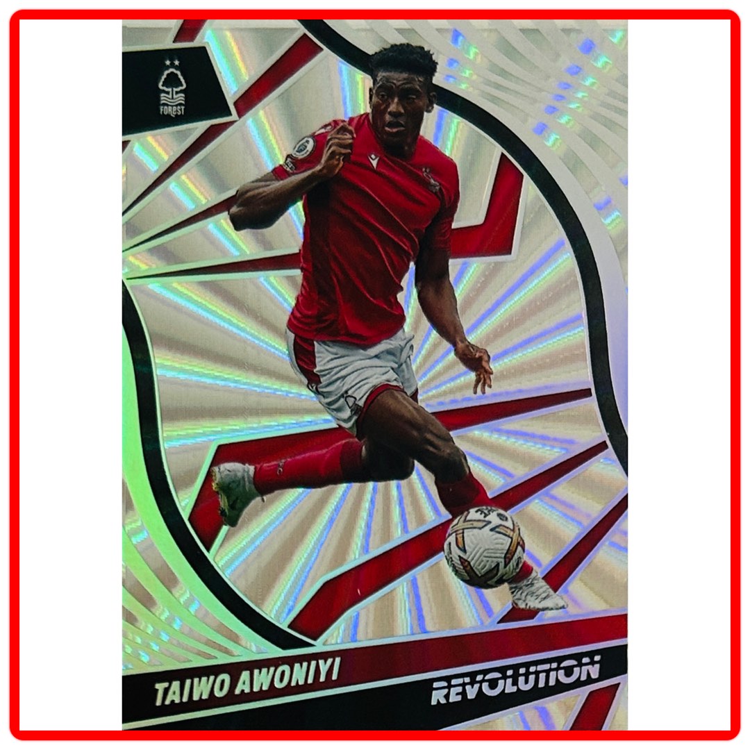 2022/2023 Panini Revolution Soccer Taiwo Awoniyi Sunburst Parallel 35/50, Hobbies & Toys, Toys