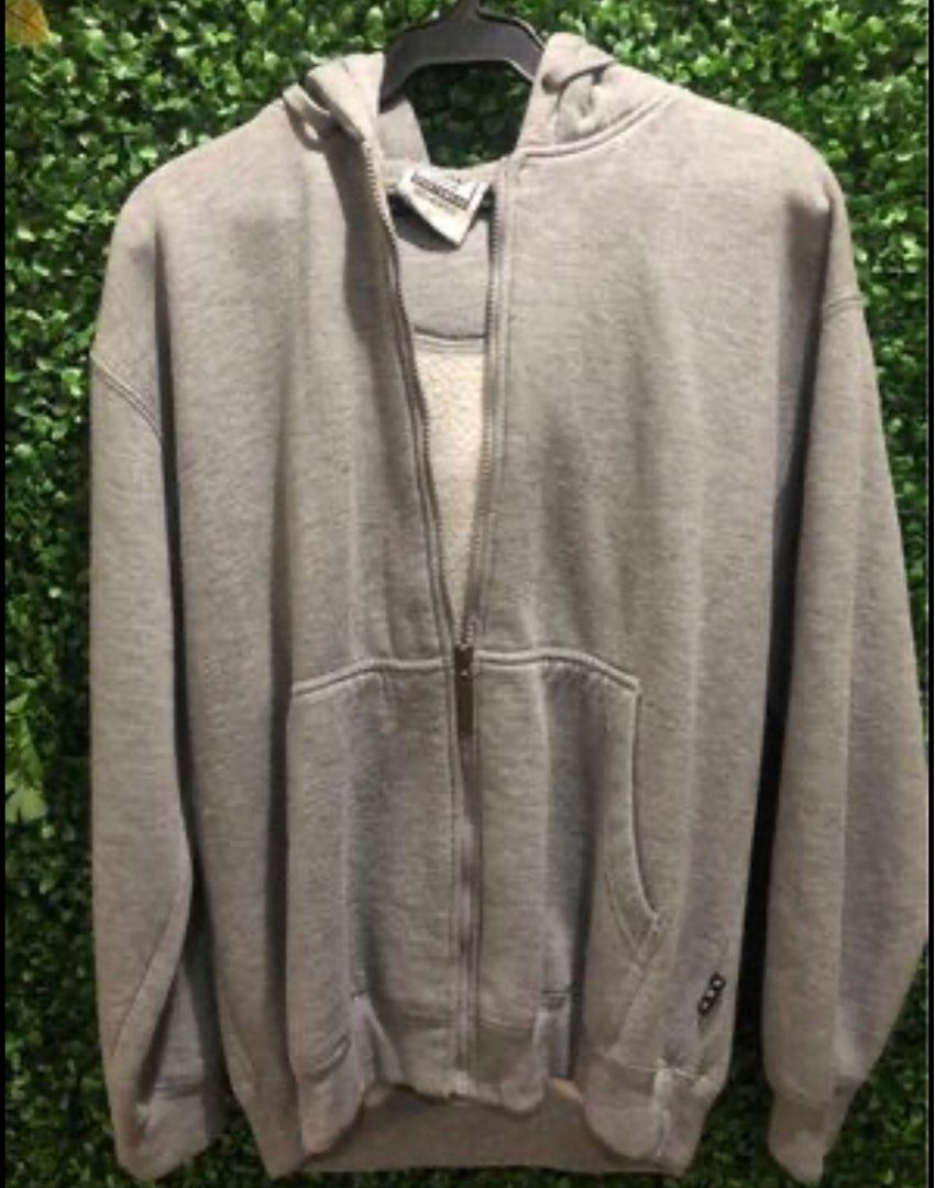 21 Pro USA Sportswear Plain Gray Hoodie Jacket