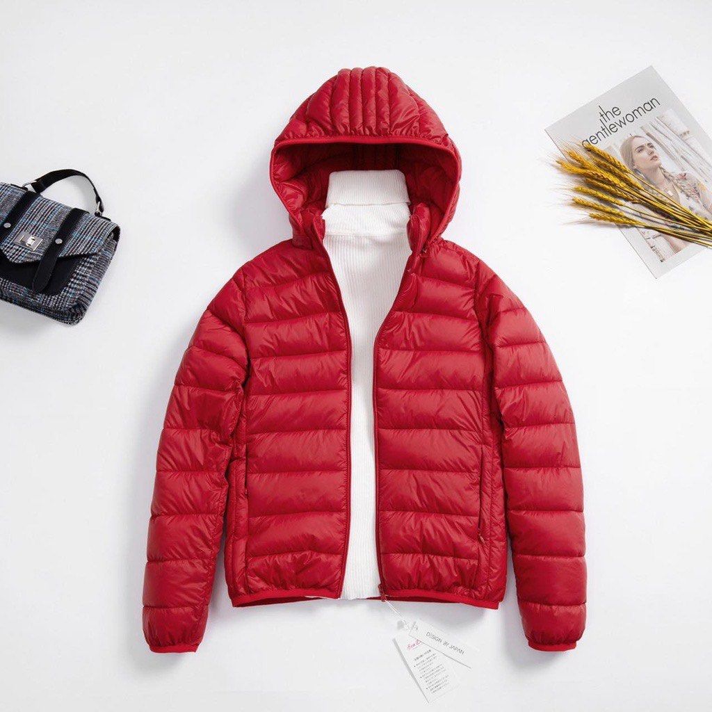 Women Jacket super lightweight anti bucket cotton roof with super warm hat with convenient bag BRAND NEW READY STOCKS