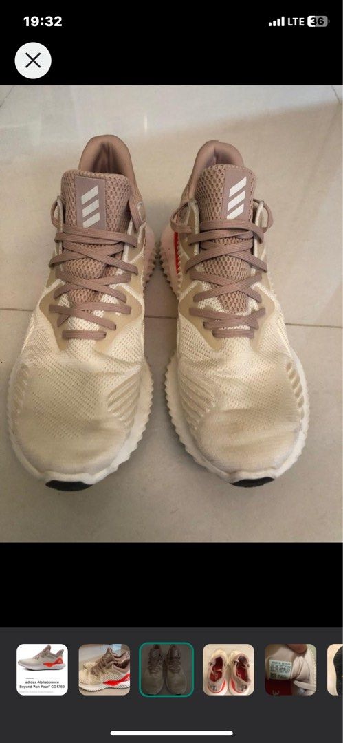 Adidas alphabounce beyond ash pearl clearance