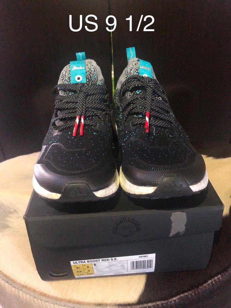 Adidas Ultra boost Mid Solebox Packers US 9.5 authentic Men s