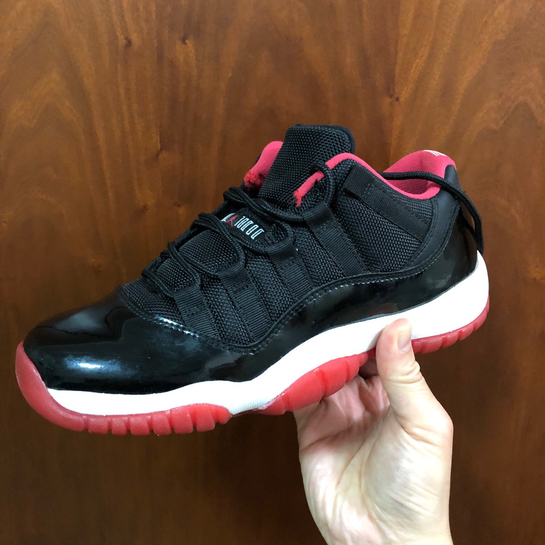 Air Jordan 11 Retro Low bred 黑紅大魔王/Nike/低筒籃球鞋/運動鞋/女 