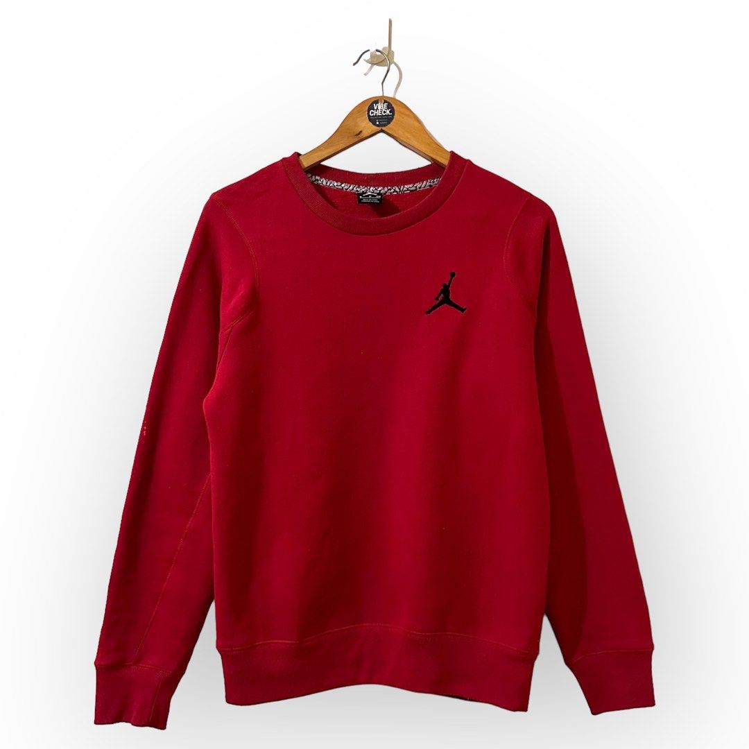air jordan red sweatshirt