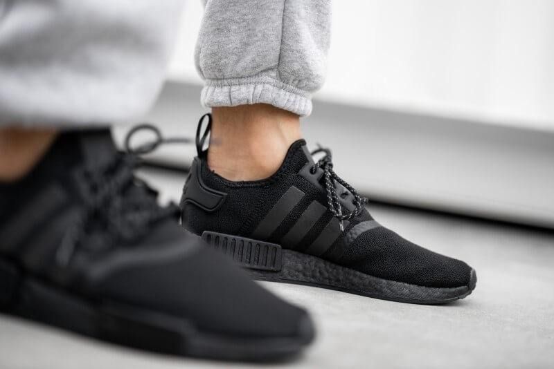 All Black Triple Black PHARRELL WILLIAMS NMD R1 SHOES