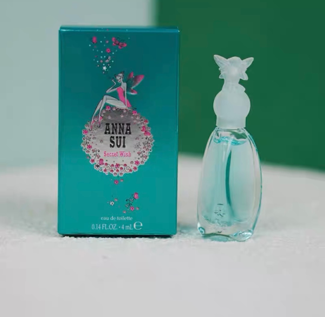 Anna Sui Lucky wish EDT miniature perfume, Beauty & Personal Care ...