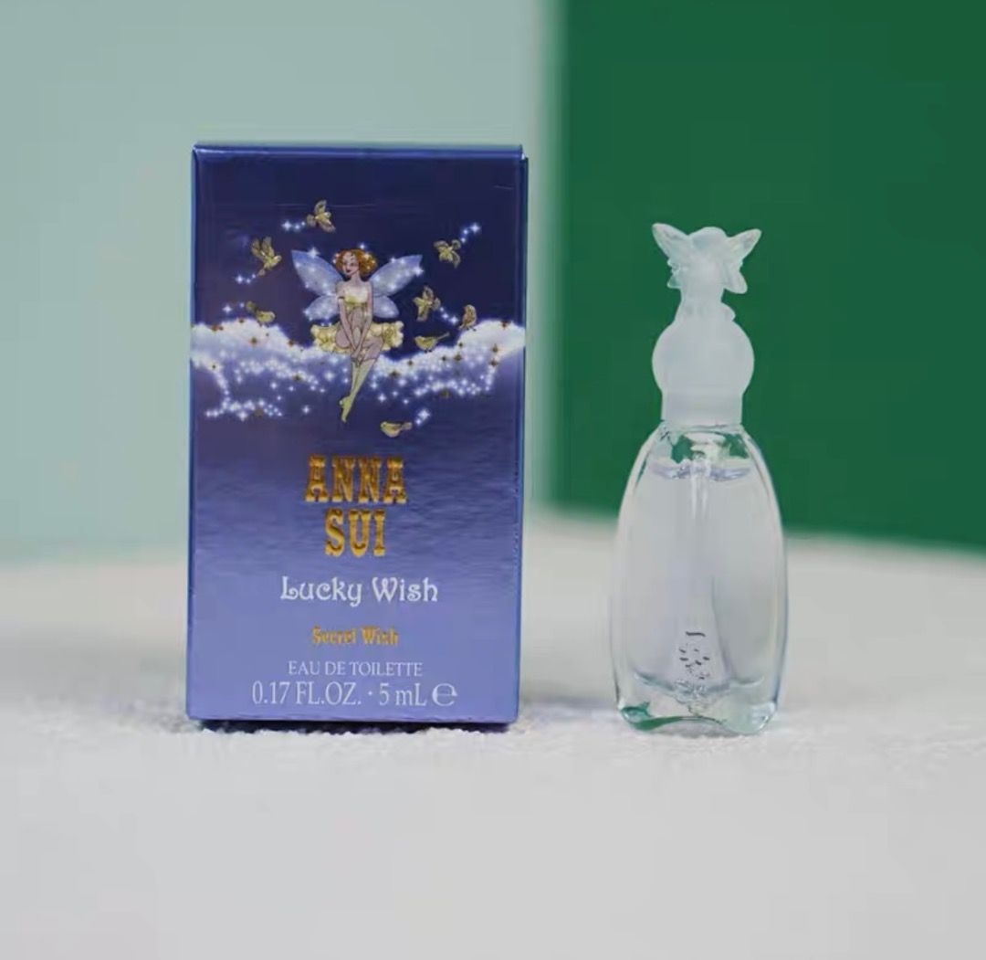 Anna Sui Lucky wish Edt miniature perfume, Beauty & Personal Care ...
