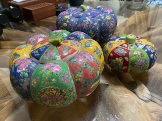 Antique Chinese pumpkins to bring luck, longevity and prosperity