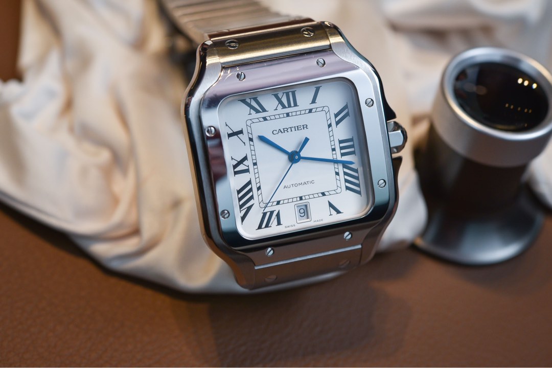 Cartier santos sale large size
