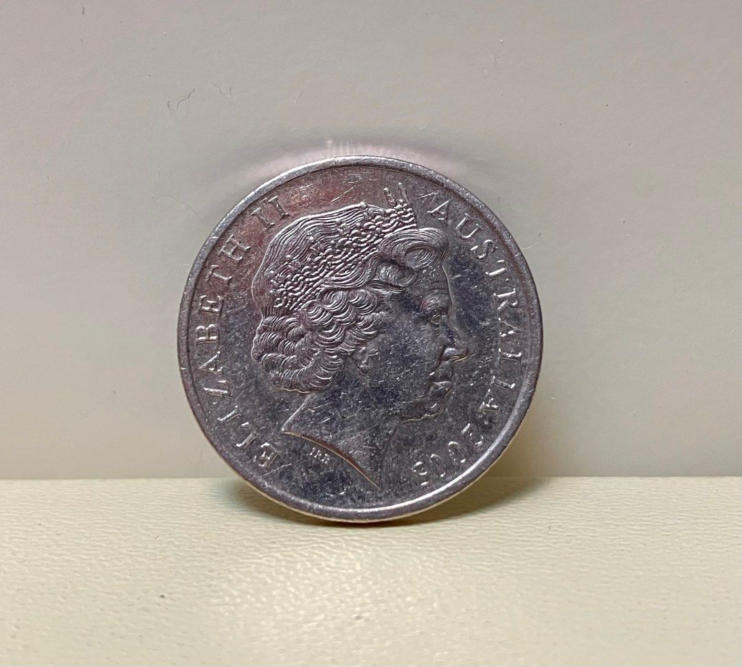 澳洲Australia 2005 10c澳大利亞錢幣10分硬幣收藏品, 書籍、休閒與玩具, 收藏、紀念品, 錢幣、紙鈔在旋轉拍賣