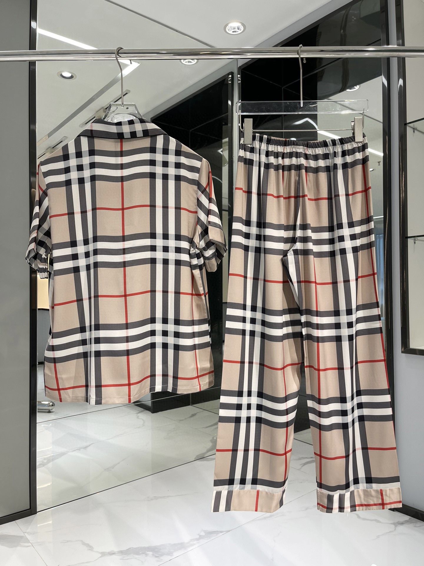 Burberry clearance plaid pajamas