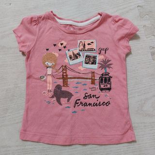 Baby GAP 幼兒粉紅短袖上衣
12-18m