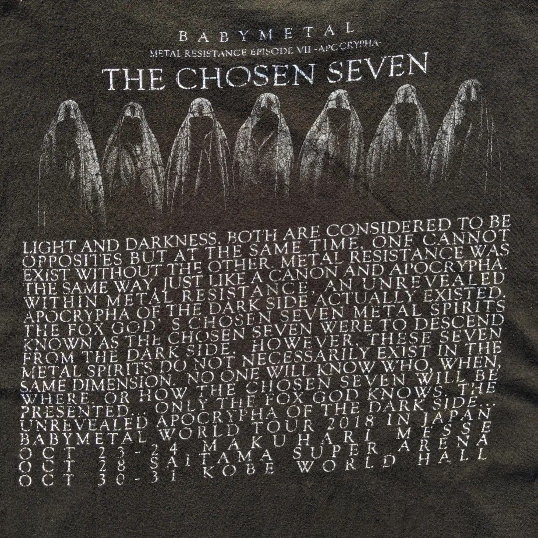 BABYMETAL the chosen seven-