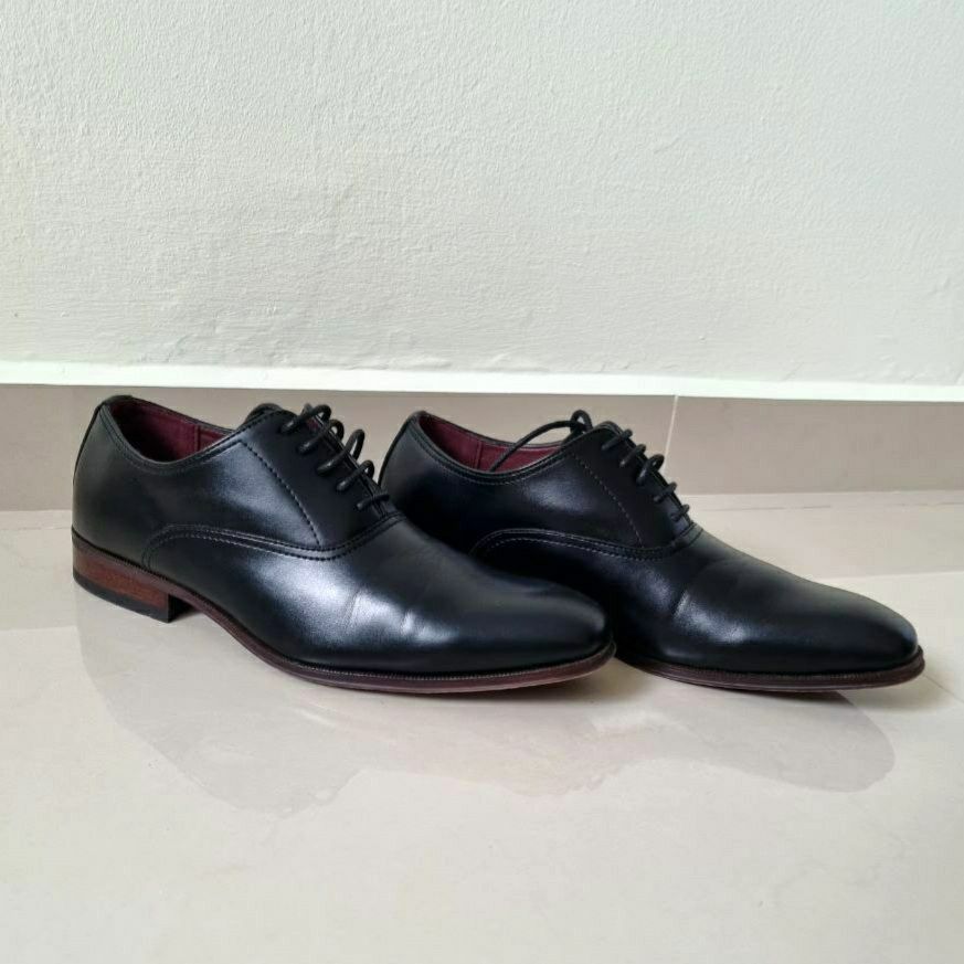 Bata Black Oxford Dress Shoes Men s Fashion Footwear Dress