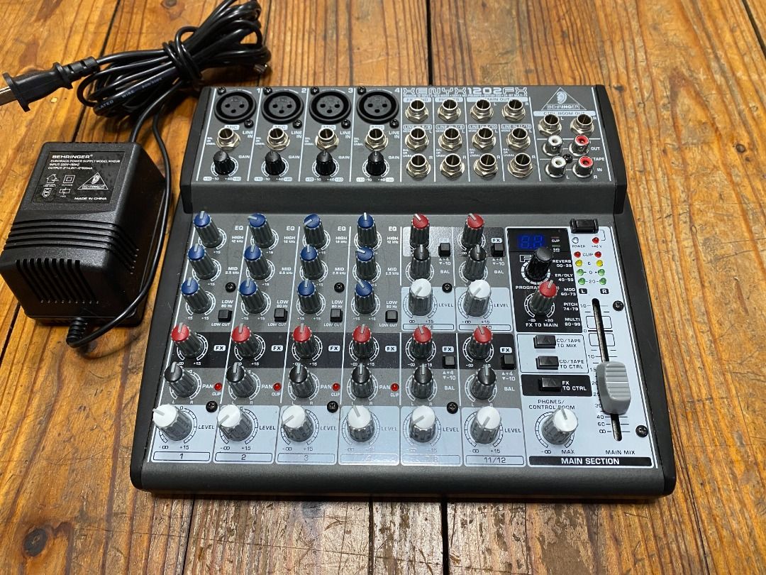 Behringer Xenyx 1202FX Mixer, Hobbies & Toys, Music & Media, Music