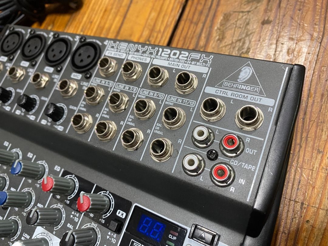 Behringer Xenyx 1202FX Mixer, Hobbies & Toys, Music & Media, Music