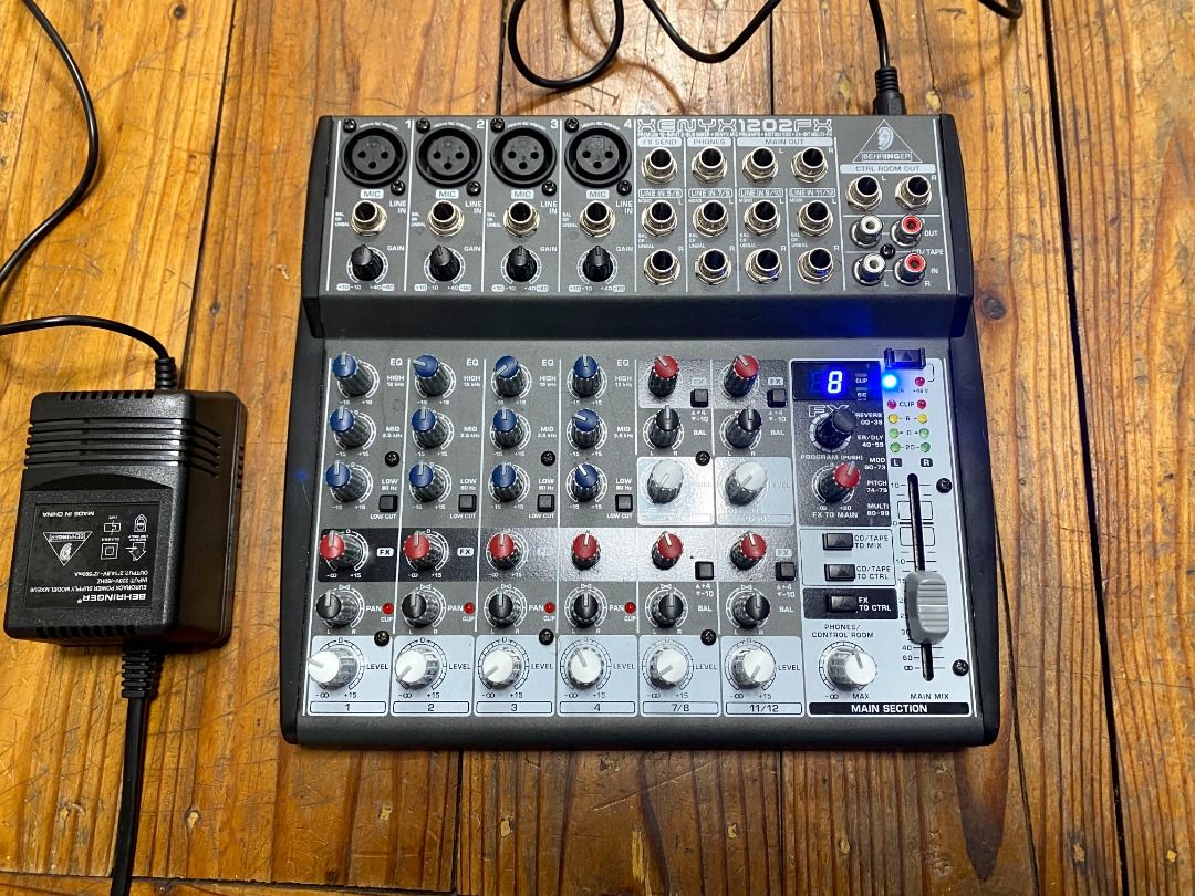 Behringer Xenyx 1202FX Mixer, Hobbies & Toys, Music & Media, Music