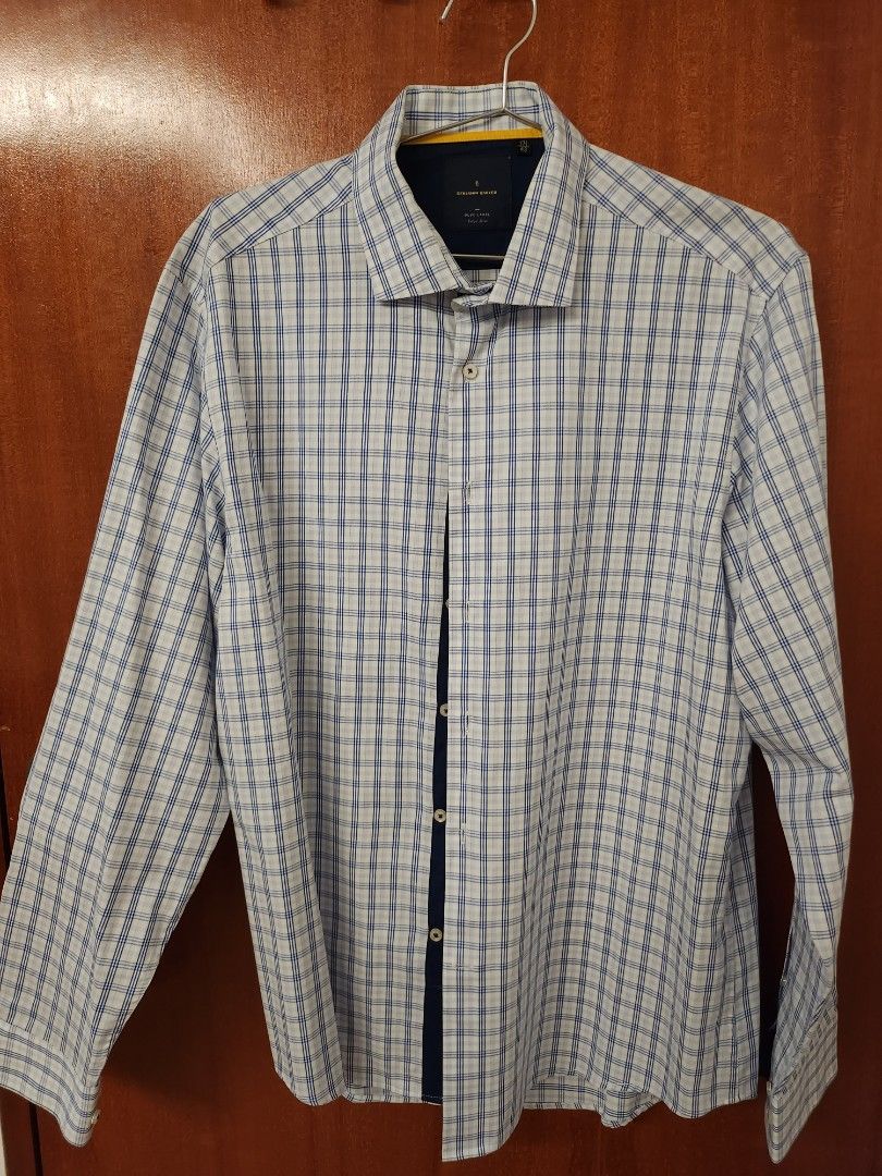 Benjamin Barker Blue Label, Men's Fashion, Tops & Sets, Formal Shirts