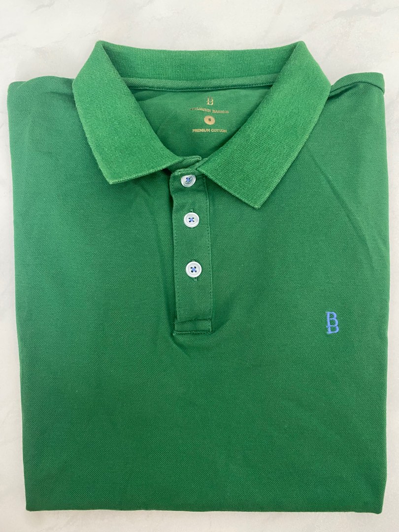Benjamin Barker Green Polo Tee, Men's Fashion, Tops & Sets, Tshirts ...