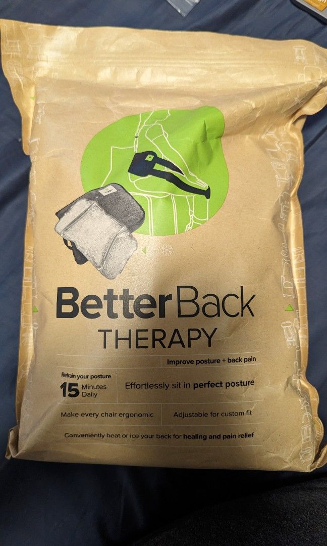 BetterBack Therapy Ergonomic padding posture back pain, Sports ...