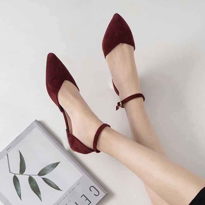 bn maroon suede flats sandals size 40 Women s Fashion Footwear