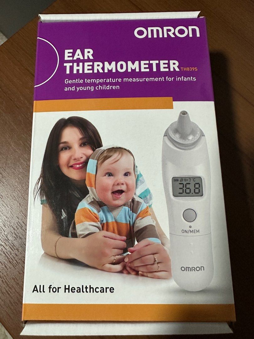 BNIB Omron Ear Thermometer, Health & Nutrition, Thermometers on Carousell