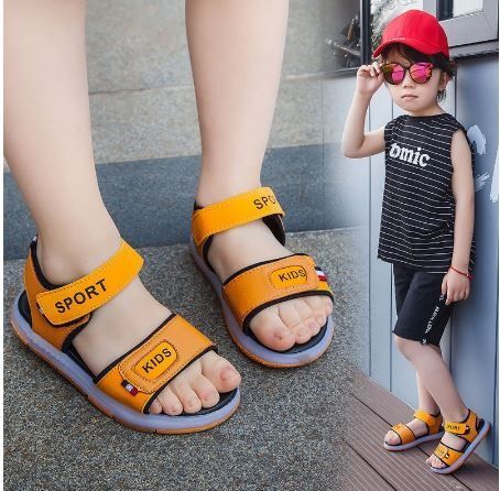 Boys Sandals 2019 New Children s Shoes Summer Lights Baby Big Kids Beach Girls Sandals