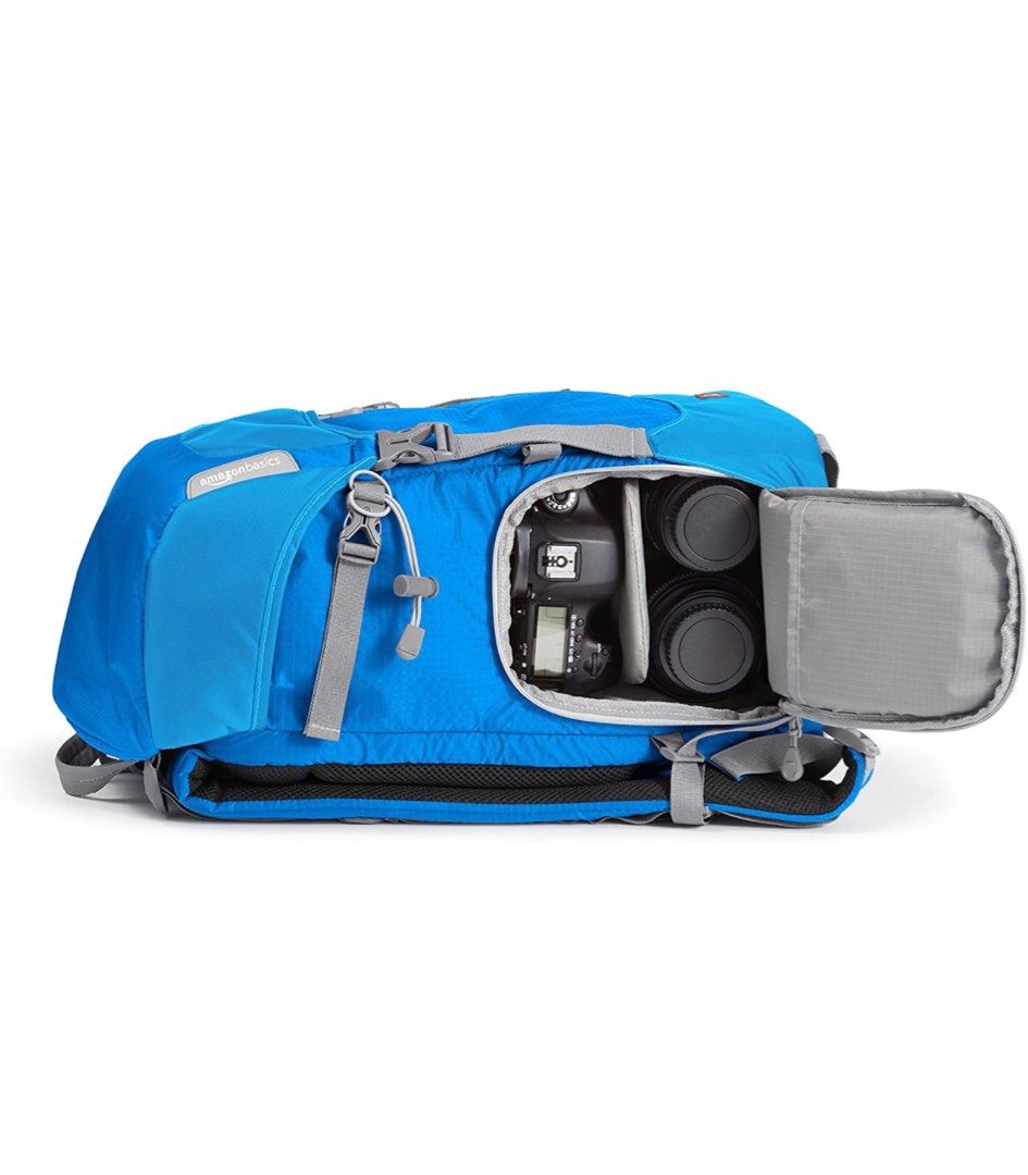 Brand new Hiker camera and laptop backpack blue orange