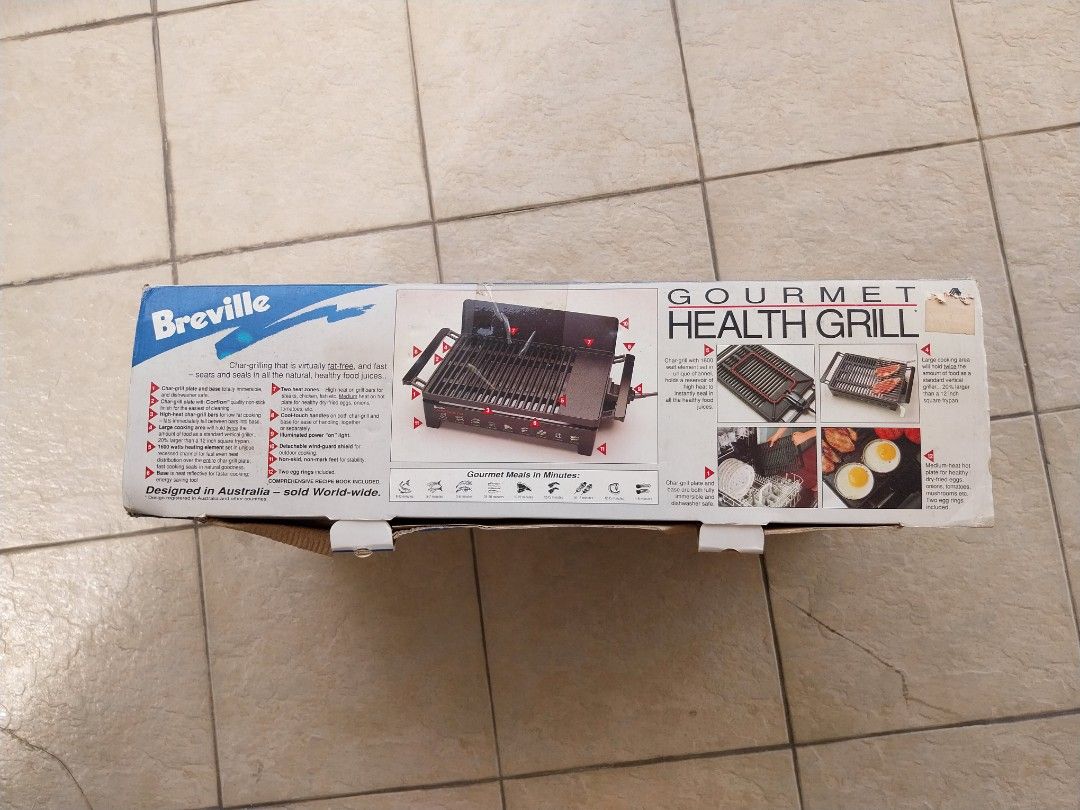 Breville Gourmet Health Grill, TV & Home Appliances, Kitchen Appliances