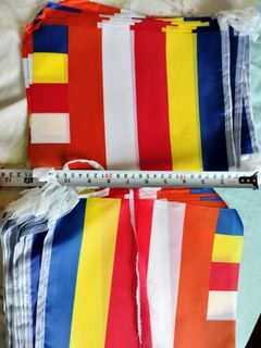 Buddhist flag four colour flag banners 佛教旗