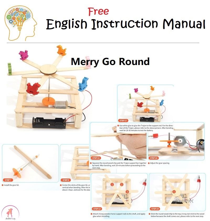 Build Your Way to STEM Success with Our DIY Educational Wooden Merry-Go ...