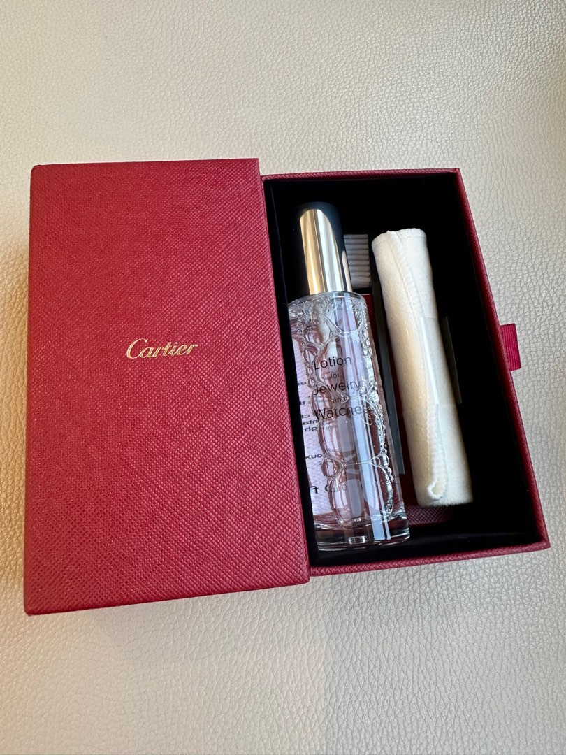 Cartier Lotion for Jewelry and Watches, 女裝, 飾物及配件, 飾物架、飾物盒、飾物收納盒 Carousell
