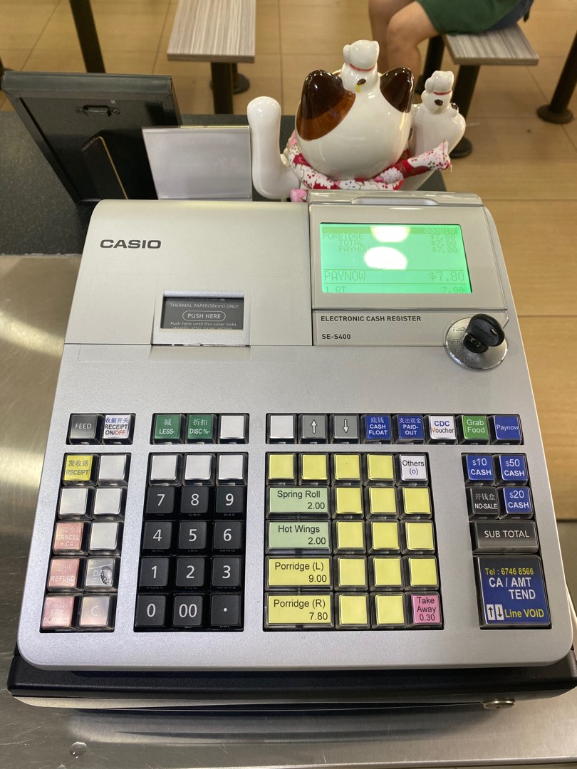 Casio s400 clearance cash register