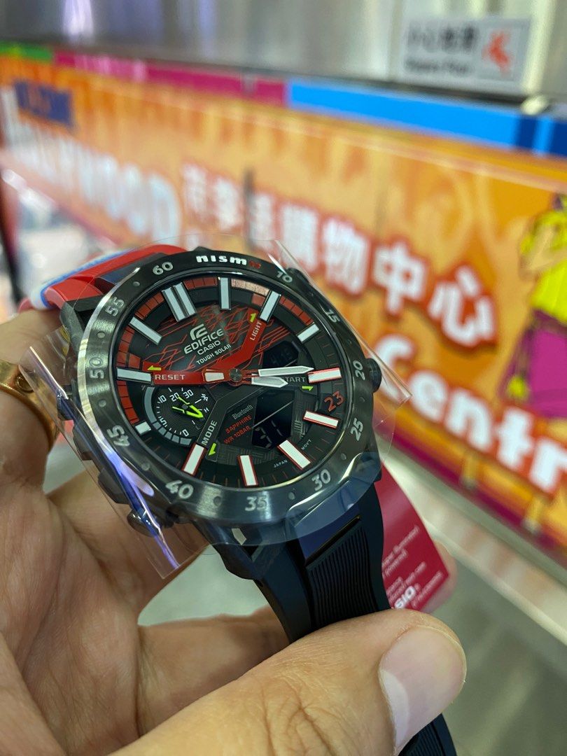 Casio edifice ecb-2000nis-1, 名牌, 手錶- Carousell